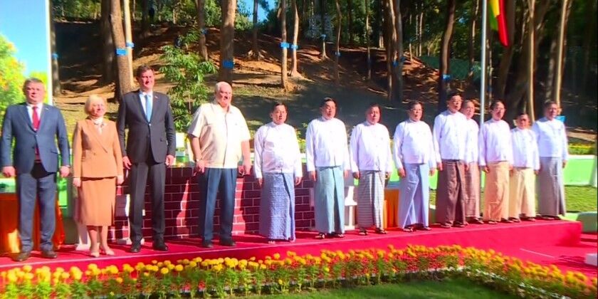 Tree Planting Event: Commemorative tree planted in Nay Pyi Taw