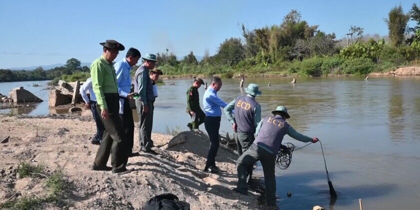 Environmental Conservation Efforts: MoNREC UM inspected mining site near Kyaing Latt