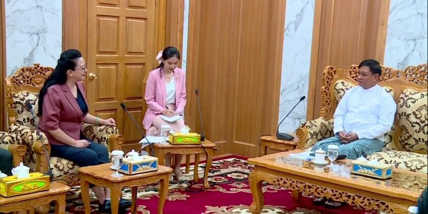 Myanmar – China: President Office UM received Ambassador of China
