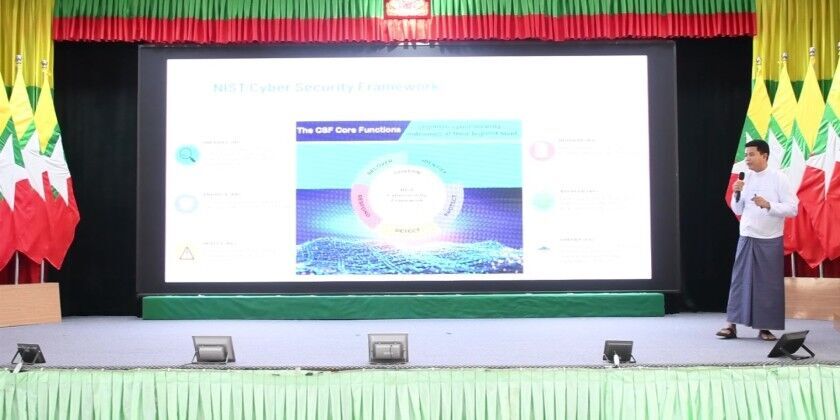 Cyber Security Awareness Talk: MOEA UM delivered the opening remarks