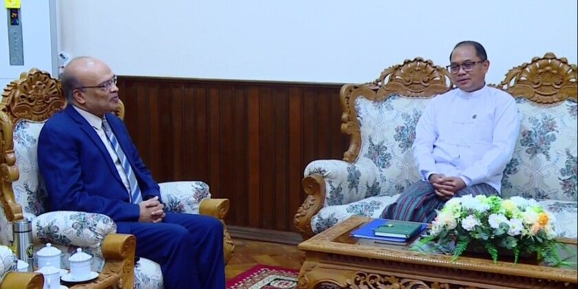 Myanmar-Bangladesh: MOFA UM received Ambassador of Bangladesh