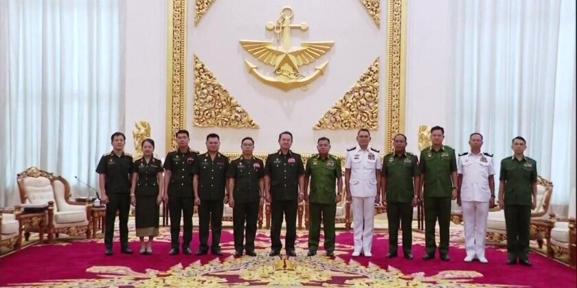 Myanmar-Lao PDR: C-in-CDS received Lao Deputy Chief of General Staff