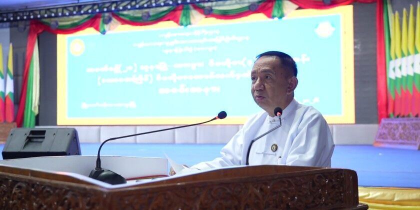 Training Completion Ceremony: MGY Region CM delivered congratulatory speech