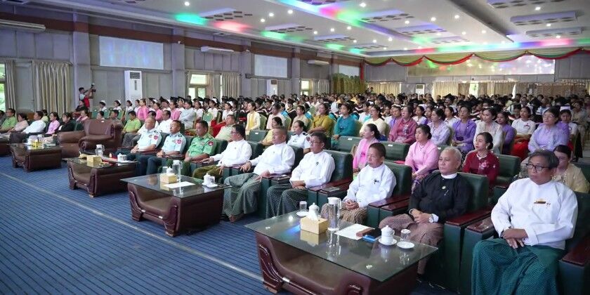 Training Completion Ceremony: MGY Region CM delivered congratulatory speech