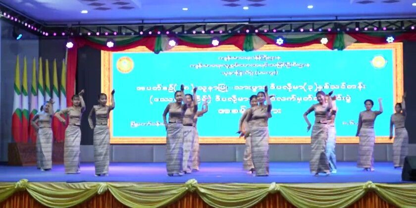Training Completion Ceremony: MGY Region CM delivered congratulatory speech